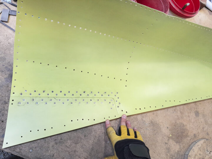 SBD Dauntless – Wing Root Fairing Repairs