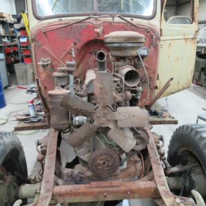 WWII CCKW 353 Fuel Truck Engine Exposed