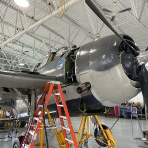 TBM Avenger with rear cowling removed